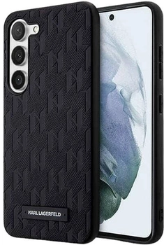 Etui Karl Lagerfeld Saffiano Mono Metal Logo do Samsung Galaxy S23 Plus Black (3666339117924)