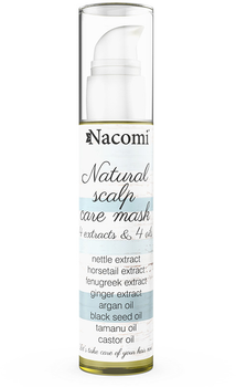 Maska do włosów Nacomi Natural Scalp Care Mask naturalna do pielęgnacji skóry głowy 50 ml (5901878689746)