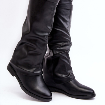 Жіночі чоботи Tercella 39 Чорні (5905677021509)
