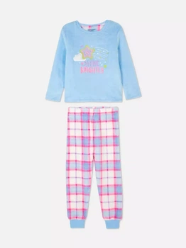Пижама (кофта+штаны) голубая Shine Brightly Primark 116см (400093873)
