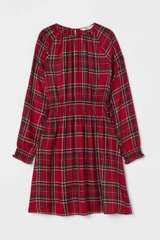 Сукня для дівчинки червона в клітинку H&M 170см (400093914)