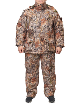 Костюм мужской Гризли зима -30С из мембранной ткани Камуфляж 58 ветро - водонепроницаемый брюки куртка с капюшоном на замке для зимней рыбалки охоты