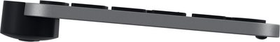 Klawiatura bezprzewodowa Logitech MX Keys dla Mac RF Wireless + Bluetooth Czarna (920-009553)