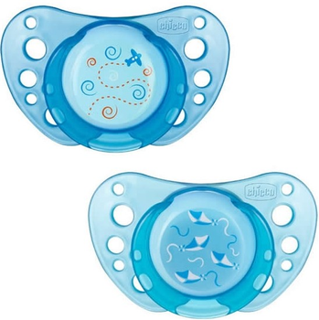 Пустушки Chicco Physio Air Rubber Pacifier 12 м+ 2 шт (8058664058792)