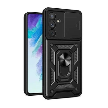 Чохол Fiji Camera Defence для Samsung Galaxy M14 (M146) бампер із захистом камери та підставкою Black