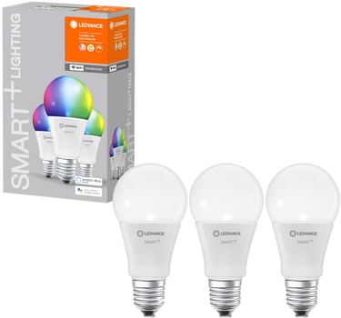 Набір світлодіодних ламп Ledvance classic A60 SMART+ RGBW 9W E27 Dim (4058075485754)