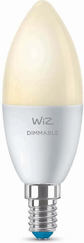 Розумна лампочка WIZ E14 4.9W (40W 470Lm) C37 2700K димована Wi-Fi (8718699786212)