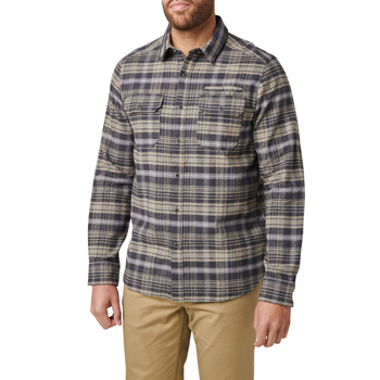 Сорочка тактична 5.11 Tactical Lester Long Sleeve Shirt Volcanic Plaid 2XL (72532-580)