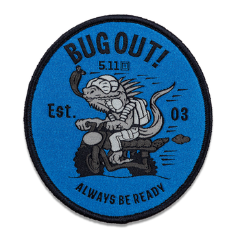 Нашивка 5.11 Tactical Bug Out Patch Blue (92178-676)