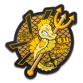 Нашивка 5.11 Tactical Seahorse Patch Yellow (81503-372)