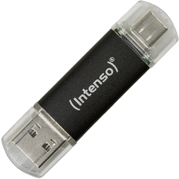 Pendrive Intenso Twist Line 32GB USB Type-A + USB Type-C Black (4034303031238)