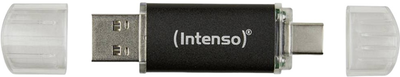 Pendrive Intenso Twist Line 64GB USB Type-A + USB Type-C Black (4034303031269)