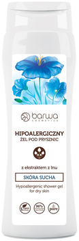 Żel pod prysznic Barwa Hipoalergiczny do skóry suchej z ekstraktem z lnu 400 ml (5902305002466)