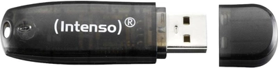 Флеш пам'ять Intenso Rainbow Line 16GB USB 2.0 Transparent-Black (4034303010011)