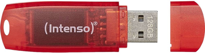 Pendrive Intenso Rainbow Line 128GB USB 2.0 Transparent-Red (4034303029976)