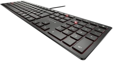 Клавіатура дротова Cherry KC 6000 Slim USB DEU Black (JK-1600DE-2)