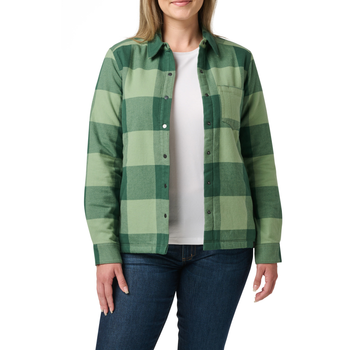 Сорочка 5.11 Tactical Louise Shirt Jacket Trekking Green Check XS (38085-1042)