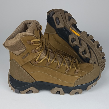 Кожаные полуберцы Oksy Tactical демисезонные ботинки Coyote размер 42