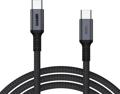 Кабель ArmorStandart USB Type-C - USB Type-C PD 100 W Aluminum Alloy 2 м Black-Gray (ARM69371)