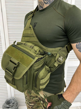 Сумка тактична через плече Urban Line City Patrol Fastex Bag Olive