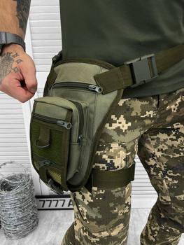 Тактична сумка стегна (прихована кобура) Tactical bag Olive