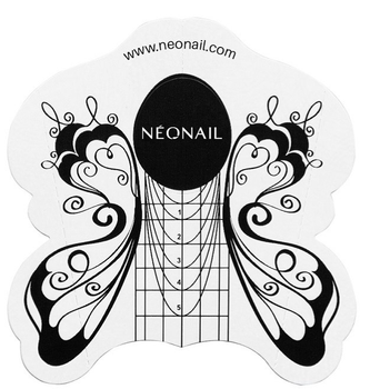 Szablon do przedłużania paznokci NeoNail Motyl do metody żelowej i akrylowej 100 szt (5903274018618)