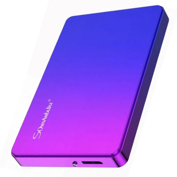Внешний Жесткий диск SomnAmbulist 500Gb USB 3.0 + Защитный кейс Фіолетовий