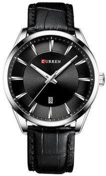 Мужские часы Curren 8365 Silver-Black