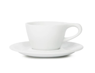Чашка c блюдцем notNeutral Lino White 150 мл