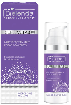 Крем для обличчя Bielenda SupremeLab мікробіотичне заспокоєння та зволоження 50 мл (5902169044541)