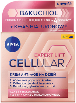 Крем для обличчя Nivea Cellular Expert Lift антивіковий SPF30 50 мл (4005900933522)
