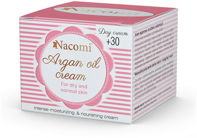 Крем для обличчя Nacomi Argan Oil Cream 30+ 50 мл (5901878688022)