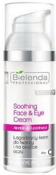 Крем для обличчя i для зони біля очей Bielenda Soothing Face & Eye Cream пом'якшуючий 50 мл (5902169021849)