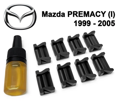 Ремкомплект ограничителя дверей Mazda Premacy (I) 1999-2005 фиксаторы, вкладыши, втулки