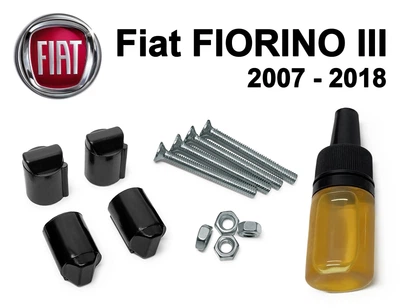 Ремкомплект ограничителя дверей Fiat Fiorino (III) 2007-2018 фиксаторы, вкладыши, втулки