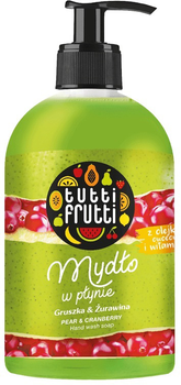 Mydło Farmona Tutti Frutti w płynie z olejkami owocowymi Gruszka & Żurawina 500 ml (5900117008812)