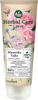 Krem do rąk Farmona Herbal Care Spa nawilżający kwiatowy Mazurska Łąka 100 ml (5900117976203)