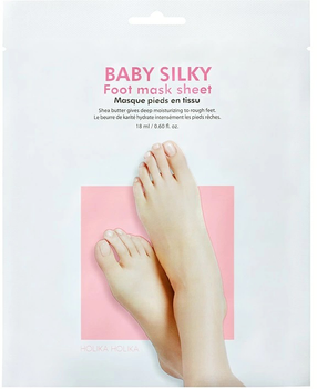 Maska ​​do stóp Holika Holika Baby Silky Foot Mask Sheet w formie skarpet 18 ml (8806334389123)