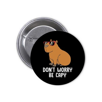 Значок Hydrochoerus Capybara Капибара #01