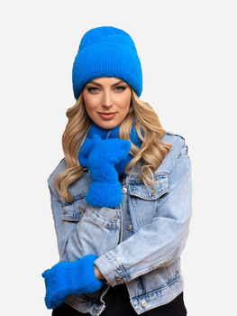 Комплект жіночий (шапка+снуд) Kamea K.23.203.24 One Size Синій (5903246783537)