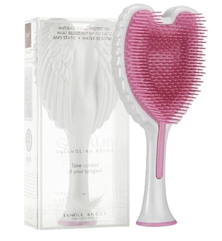 Расческа для волос Tangle Angel 2.0 Gloss White Pink