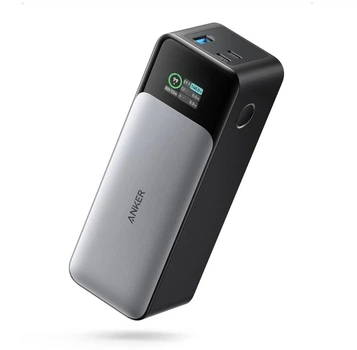 Внешний аккумулятор Anker 737 (PowerCore 24K) 24000mA Black, мощность 140 Вт (A1289011)
