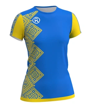 Волейбольна футболка жіноча RIGO ADAMANT Blue-Yellow S