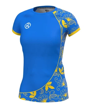 Волейбольна футболка жіноча RIGO BARVA Blue-Yellow S