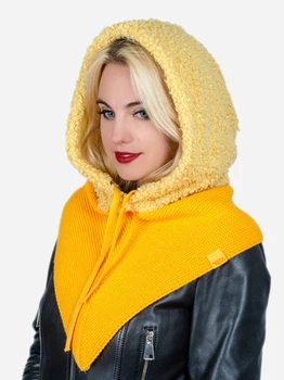 Капор жіночий VILSS Donna Ram VL2101-07-095 One Size Жовтий/Бурштин