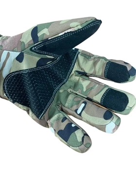 Зимние тактические перчатки Soft-shell Мультикам размер XL