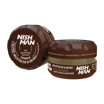Бальзам для ухода за бородой и усами NISHMAN Beard & Mustache Styling Balm 100 мл