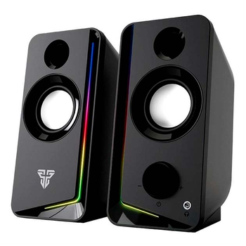 Комп‘ютерні колонки Fantech GS302 Alegro акустика 6Вт, Bluetooth 5.0, AUX, USB, LED RGB підсвічування, дротові/блютуз для комп'ютера або ноутбука Чорний