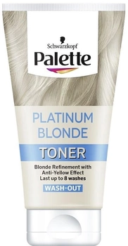 Toner do włosów Palette Platinum Blonde neutralizujący żółte odcienie 150 ml (9000101232943)