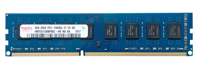 Оперативная память Hynix DDR3 4Gb 2Rx8 1333Mhz PC3-10600U-9-10-B0 HMT351U6BFR8C-H9 N0 AA